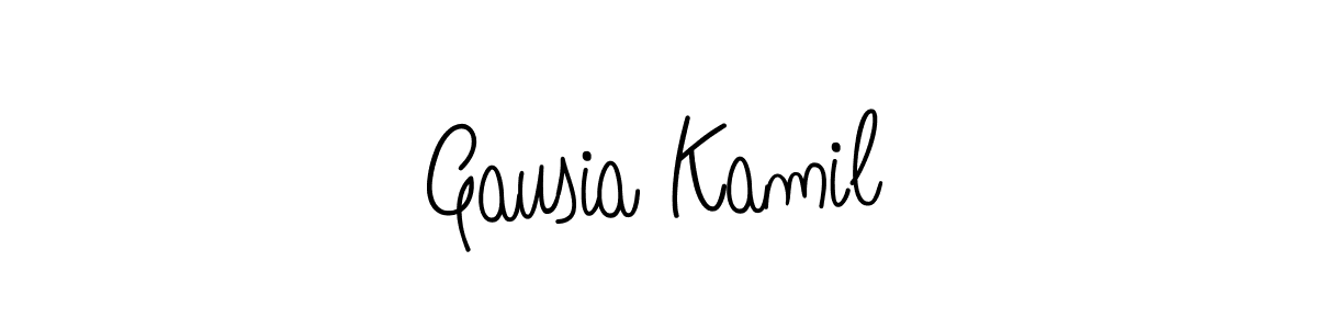 How to Draw Gausia Kamil signature style? Angelique-Rose-font-FFP is a latest design signature styles for name Gausia Kamil. Gausia Kamil signature style 5 images and pictures png