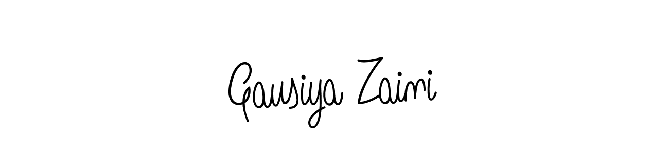 if you are searching for the best signature style for your name Gausiya Zaini. so please give up your signature search. here we have designed multiple signature styles  using Angelique-Rose-font-FFP. Gausiya Zaini signature style 5 images and pictures png