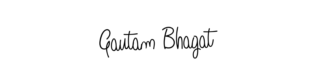 How to Draw Gautam Bhagat signature style? Angelique-Rose-font-FFP is a latest design signature styles for name Gautam Bhagat. Gautam Bhagat signature style 5 images and pictures png