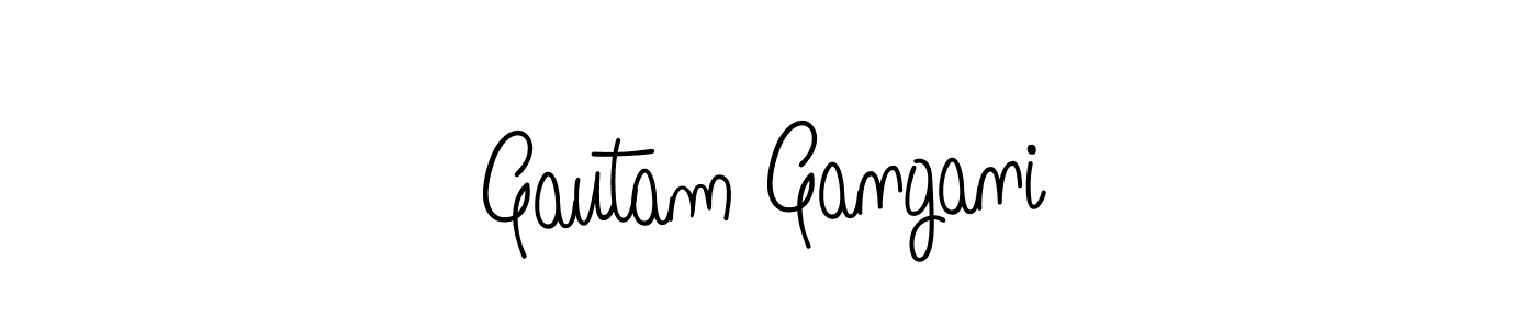 Here are the top 10 professional signature styles for the name Gautam Gangani. These are the best autograph styles you can use for your name. Gautam Gangani signature style 5 images and pictures png