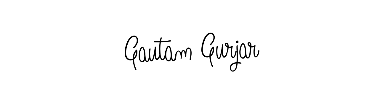 Best and Professional Signature Style for Gautam Gurjar. Angelique-Rose-font-FFP Best Signature Style Collection. Gautam Gurjar signature style 5 images and pictures png
