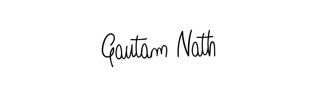 Make a beautiful signature design for name Gautam Nath. Use this online signature maker to create a handwritten signature for free. Gautam Nath signature style 5 images and pictures png