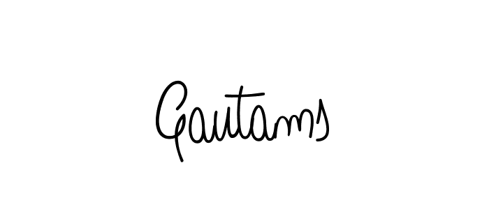 How to Draw Gautams signature style? Angelique-Rose-font-FFP is a latest design signature styles for name Gautams. Gautams signature style 5 images and pictures png