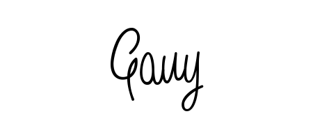 A timeless handwritten aesthetic for Gauy. The Angelique-Rose-font-FFP font gives your signature a handcrafted feel with natural curves. Gauy signature style 5 images and pictures png