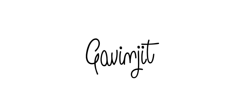 How to Draw Gavinjit signature style? Angelique-Rose-font-FFP is a latest design signature styles for name Gavinjit. Gavinjit signature style 5 images and pictures png