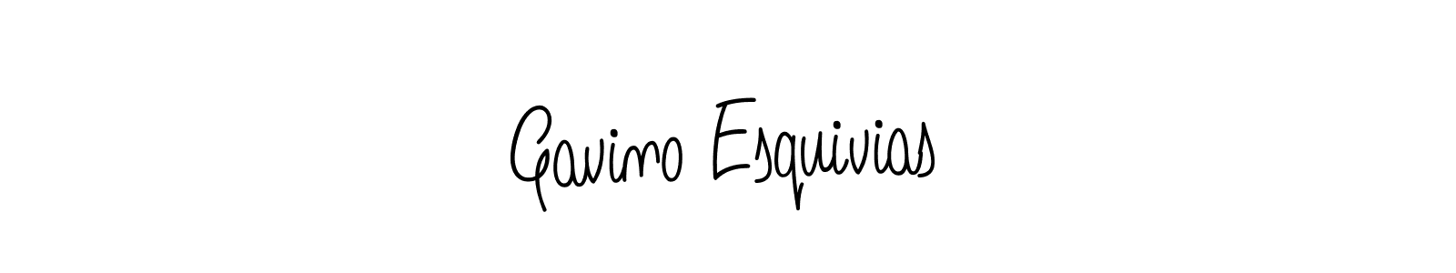 Similarly Angelique-Rose-font-FFP is the best handwritten signature design. Signature creator online .You can use it as an online autograph creator for name Gavino Esquivias. Gavino Esquivias signature style 5 images and pictures png