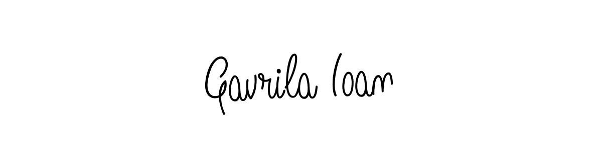 The best way (Angelique-Rose-font-FFP) to make a short signature is to pick only two or three words in your name. The name Gavrila Ioan include a total of six letters. For converting this name. Gavrila Ioan signature style 5 images and pictures png