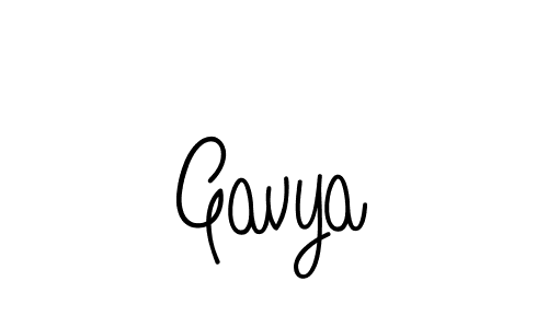 Make a beautiful signature design for name Gavya. Use this online signature maker to create a handwritten signature for free. Gavya signature style 5 images and pictures png