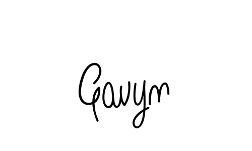 Design your own signature with our free online signature maker. With this signature software, you can create a handwritten (Angelique-Rose-font-FFP) signature for name Gavyn. Gavyn signature style 5 images and pictures png