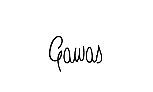 Use a signature maker to create a handwritten signature online. With this signature software, you can design (Angelique-Rose-font-FFP) your own signature for name Gawas. Gawas signature style 5 images and pictures png