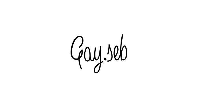 How to Draw Gay.seb signature style? Angelique-Rose-font-FFP is a latest design signature styles for name Gay.seb. Gay.seb signature style 5 images and pictures png