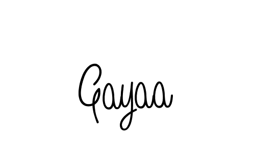 Best and Professional Signature Style for Gayaa. Angelique-Rose-font-FFP Best Signature Style Collection. Gayaa signature style 5 images and pictures png