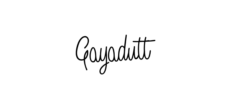 How to make Gayadutt signature? Angelique-Rose-font-FFP is a professional autograph style. Create handwritten signature for Gayadutt name. Gayadutt signature style 5 images and pictures png