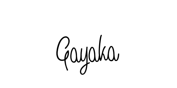 Angelique-Rose-font-FFP is a professional signature style that is perfect for those who want to add a touch of class to their signature. It is also a great choice for those who want to make their signature more unique. Get Gayaka name to fancy signature for free. Gayaka signature style 5 images and pictures png