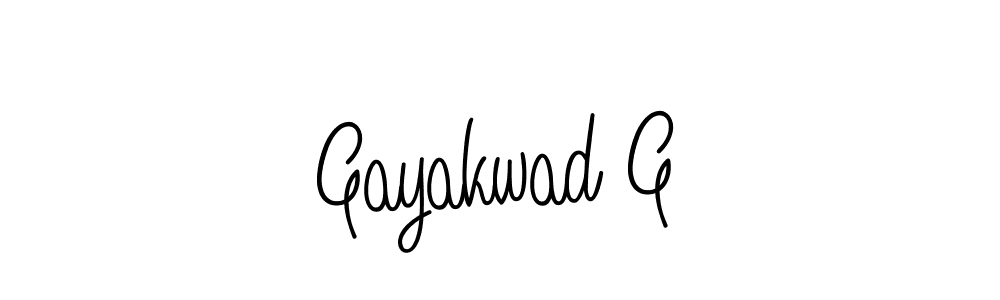 The best way (Angelique-Rose-font-FFP) to make a short signature is to pick only two or three words in your name. The name Gayakwad G include a total of six letters. For converting this name. Gayakwad G signature style 5 images and pictures png