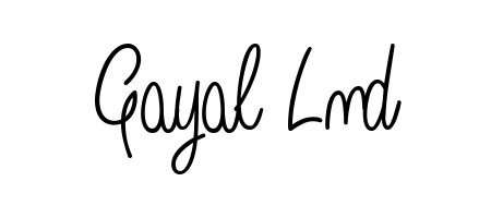 Personalize your online presence with Gayal Lnd signature rendered in elegant Angelique-Rose-font-FFP font. Great for website footers and blogs. Gayal Lnd signature style 5 images and pictures png