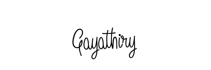 How to make Gayathiry name signature. Use Angelique-Rose-font-FFP style for creating short signs online. This is the latest handwritten sign. Gayathiry signature style 5 images and pictures png
