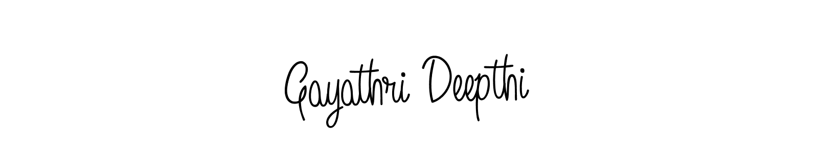 Once you've used our free online signature maker to create your best signature Angelique-Rose-font-FFP style, it's time to enjoy all of the benefits that Gayathri Deepthi name signing documents. Gayathri Deepthi signature style 5 images and pictures png