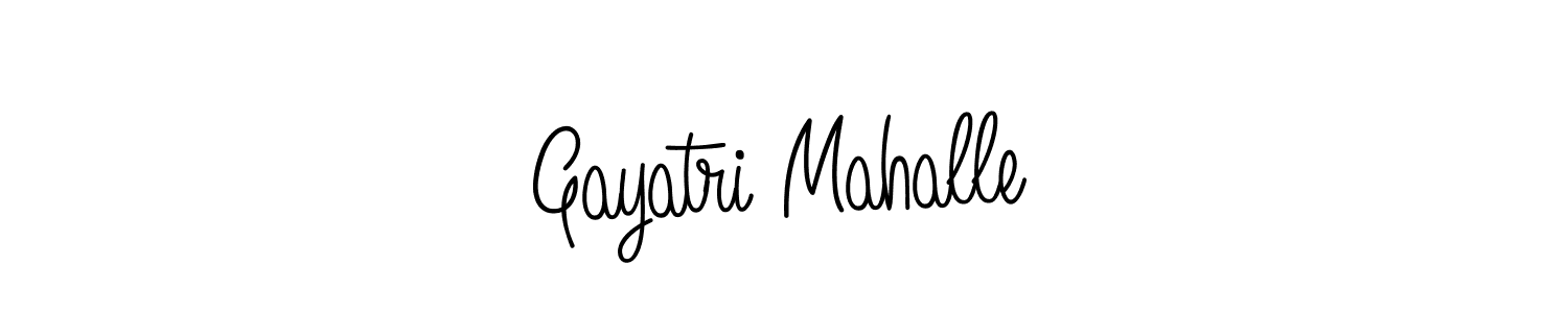 Design your own signature with our free online signature maker. With this signature software, you can create a handwritten (Angelique-Rose-font-FFP) signature for name Gayatri Mahalle. Gayatri Mahalle signature style 5 images and pictures png
