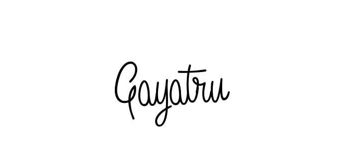 Make a beautiful signature design for name Gayatru. Use this online signature maker to create a handwritten signature for free. Gayatru signature style 5 images and pictures png