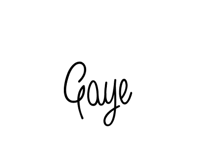 Also we have Gaye name is the best signature style. Create professional handwritten signature collection using Angelique-Rose-font-FFP autograph style. Gaye signature style 5 images and pictures png