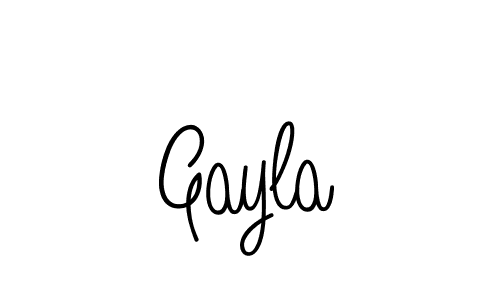 if you are searching for the best signature style for your name Gayla. so please give up your signature search. here we have designed multiple signature styles  using Angelique-Rose-font-FFP. Gayla signature style 5 images and pictures png