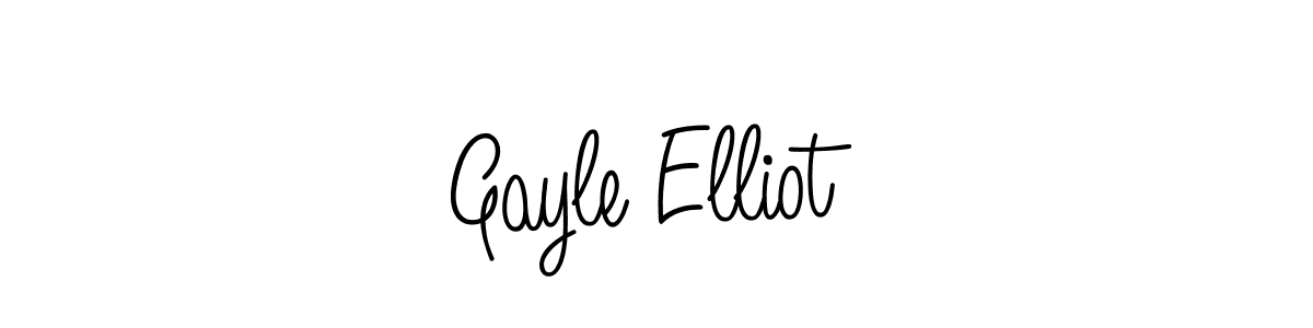 Angelique-Rose-font-FFP is a professional signature style that is perfect for those who want to add a touch of class to their signature. It is also a great choice for those who want to make their signature more unique. Get Gayle Elliot name to fancy signature for free. Gayle Elliot signature style 5 images and pictures png