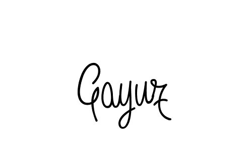 if you are searching for the best signature style for your name Gayuz. so please give up your signature search. here we have designed multiple signature styles  using Angelique-Rose-font-FFP. Gayuz signature style 5 images and pictures png