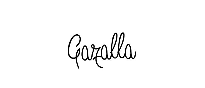 You should practise on your own different ways (Angelique-Rose-font-FFP) to write your name (Gazalla) in signature. don't let someone else do it for you. Gazalla signature style 5 images and pictures png