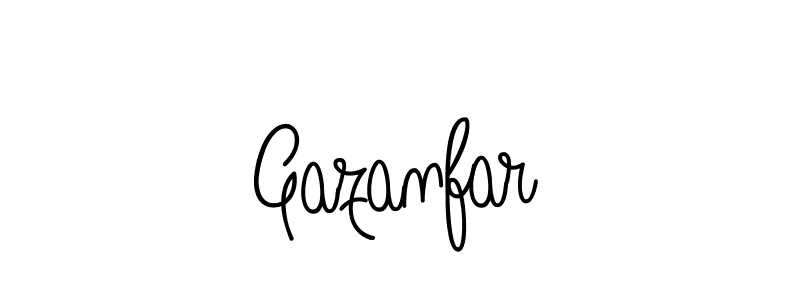 The best way (Angelique-Rose-font-FFP) to make a short signature is to pick only two or three words in your name. The name Gazanfar include a total of six letters. For converting this name. Gazanfar signature style 5 images and pictures png