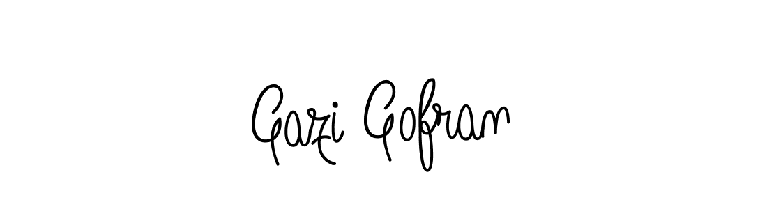 The best way (Angelique-Rose-font-FFP) to make a short signature is to pick only two or three words in your name. The name Gazi Gofran include a total of six letters. For converting this name. Gazi Gofran signature style 5 images and pictures png