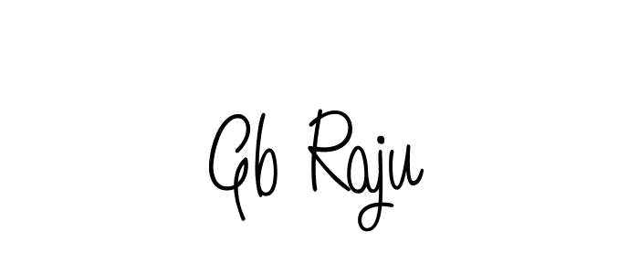 Create a beautiful signature design for name Gb Raju. With this signature (Angelique-Rose-font-FFP) fonts, you can make a handwritten signature for free. Gb Raju signature style 5 images and pictures png