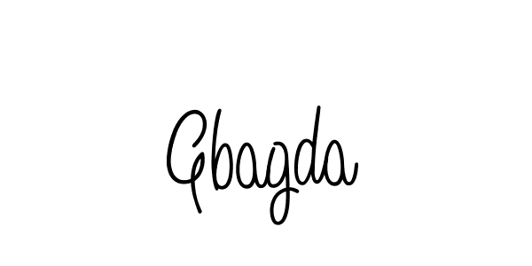 Gbagda stylish signature style. Best Handwritten Sign (Angelique-Rose-font-FFP) for my name. Handwritten Signature Collection Ideas for my name Gbagda. Gbagda signature style 5 images and pictures png