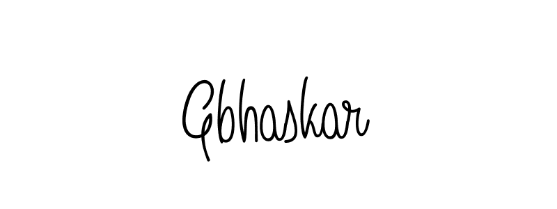 How to make Gbhaskar signature? Angelique-Rose-font-FFP is a professional autograph style. Create handwritten signature for Gbhaskar name. Gbhaskar signature style 5 images and pictures png