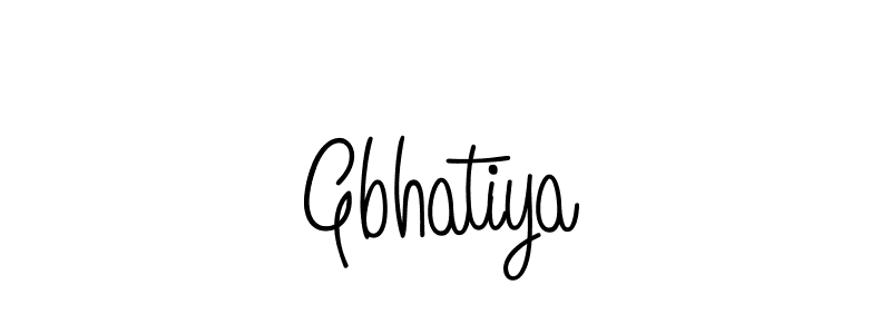 How to Draw Gbhatiya signature style? Angelique-Rose-font-FFP is a latest design signature styles for name Gbhatiya. Gbhatiya signature style 5 images and pictures png