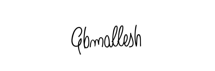 Create a beautiful signature design for name Gbmallesh. With this signature (Angelique-Rose-font-FFP) fonts, you can make a handwritten signature for free. Gbmallesh signature style 5 images and pictures png