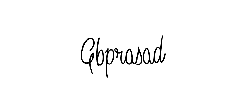 Make a beautiful signature design for name Gbprasad. With this signature (Angelique-Rose-font-FFP) style, you can create a handwritten signature for free. Gbprasad signature style 5 images and pictures png