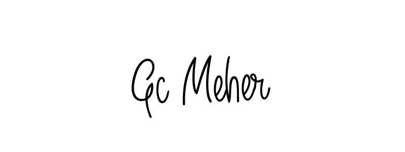 This is the best signature style for the Gc Meher name. Also you like these signature font (Angelique-Rose-font-FFP). Mix name signature. Gc Meher signature style 5 images and pictures png