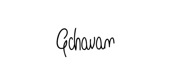 Make a beautiful signature design for name Gchavan. With this signature (Angelique-Rose-font-FFP) style, you can create a handwritten signature for free. Gchavan signature style 5 images and pictures png