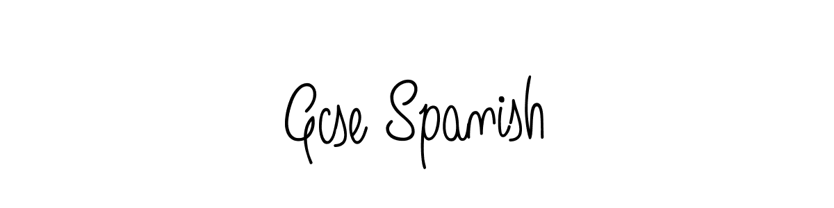 Use a signature maker to create a handwritten signature online. With this signature software, you can design (Angelique-Rose-font-FFP) your own signature for name Gcse Spanish. Gcse Spanish signature style 5 images and pictures png