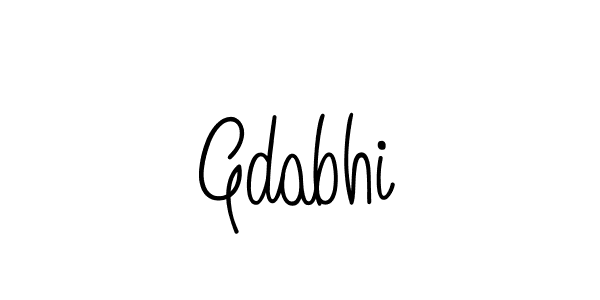 You can use this online signature creator to create a handwritten signature for the name Gdabhi. This is the best online autograph maker. Gdabhi signature style 5 images and pictures png