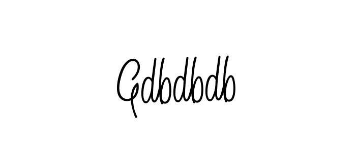 It looks lik you need a new signature style for name Gdbdbdb. Design unique handwritten (Angelique-Rose-font-FFP) signature with our free signature maker in just a few clicks. Gdbdbdb signature style 5 images and pictures png