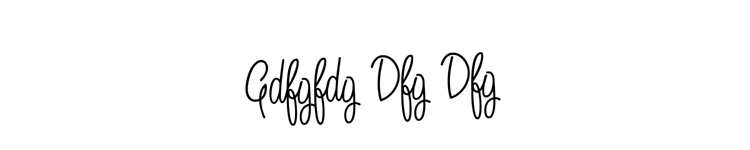 Create a beautiful signature design for name Gdfgfdg Dfg Dfg. With this signature (Angelique-Rose-font-FFP) fonts, you can make a handwritten signature for free. Gdfgfdg Dfg Dfg signature style 5 images and pictures png