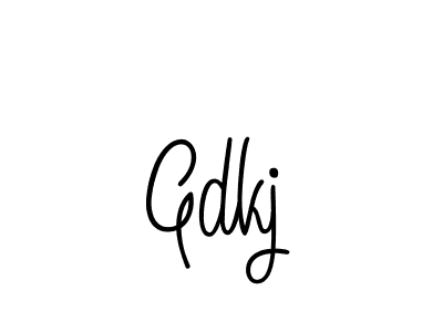 Make a beautiful signature design for name Gdkj. Use this online signature maker to create a handwritten signature for free. Gdkj signature style 5 images and pictures png