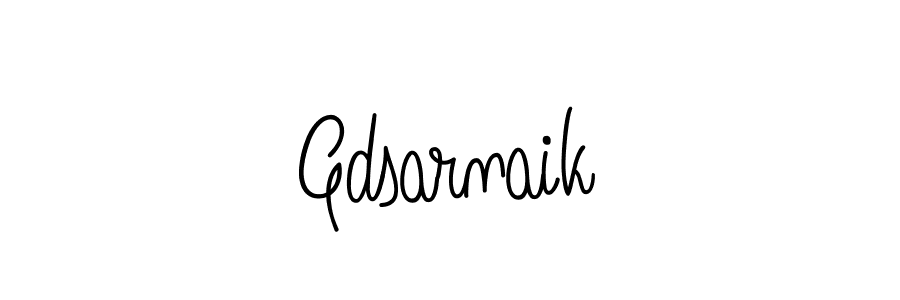 Make a beautiful signature design for name Gdsarnaik. With this signature (Angelique-Rose-font-FFP) style, you can create a handwritten signature for free. Gdsarnaik signature style 5 images and pictures png