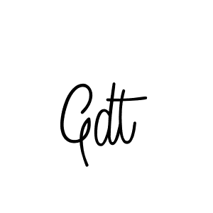 Use a signature maker to create a handwritten signature online. With this signature software, you can design (Angelique-Rose-font-FFP) your own signature for name Gdt. Gdt signature style 5 images and pictures png