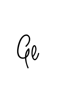 Ge stylish signature style. Best Handwritten Sign (Angelique-Rose-font-FFP) for my name. Handwritten Signature Collection Ideas for my name Ge. Ge signature style 5 images and pictures png