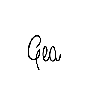 How to make Gea name signature. Use Angelique-Rose-font-FFP style for creating short signs online. This is the latest handwritten sign. Gea signature style 5 images and pictures png