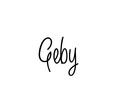 It looks lik you need a new signature style for name Geby. Design unique handwritten (Angelique-Rose-font-FFP) signature with our free signature maker in just a few clicks. Geby signature style 5 images and pictures png