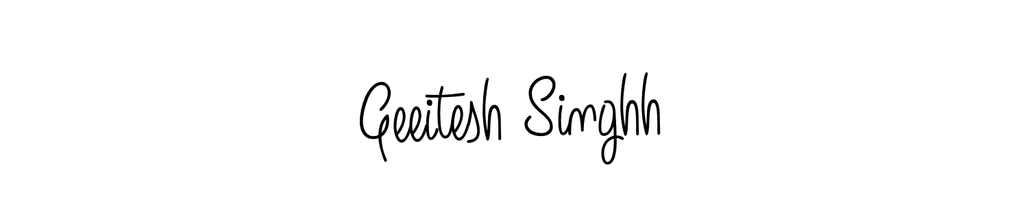 It looks lik you need a new signature style for name Geeitesh Singhh. Design unique handwritten (Angelique-Rose-font-FFP) signature with our free signature maker in just a few clicks. Geeitesh Singhh signature style 5 images and pictures png